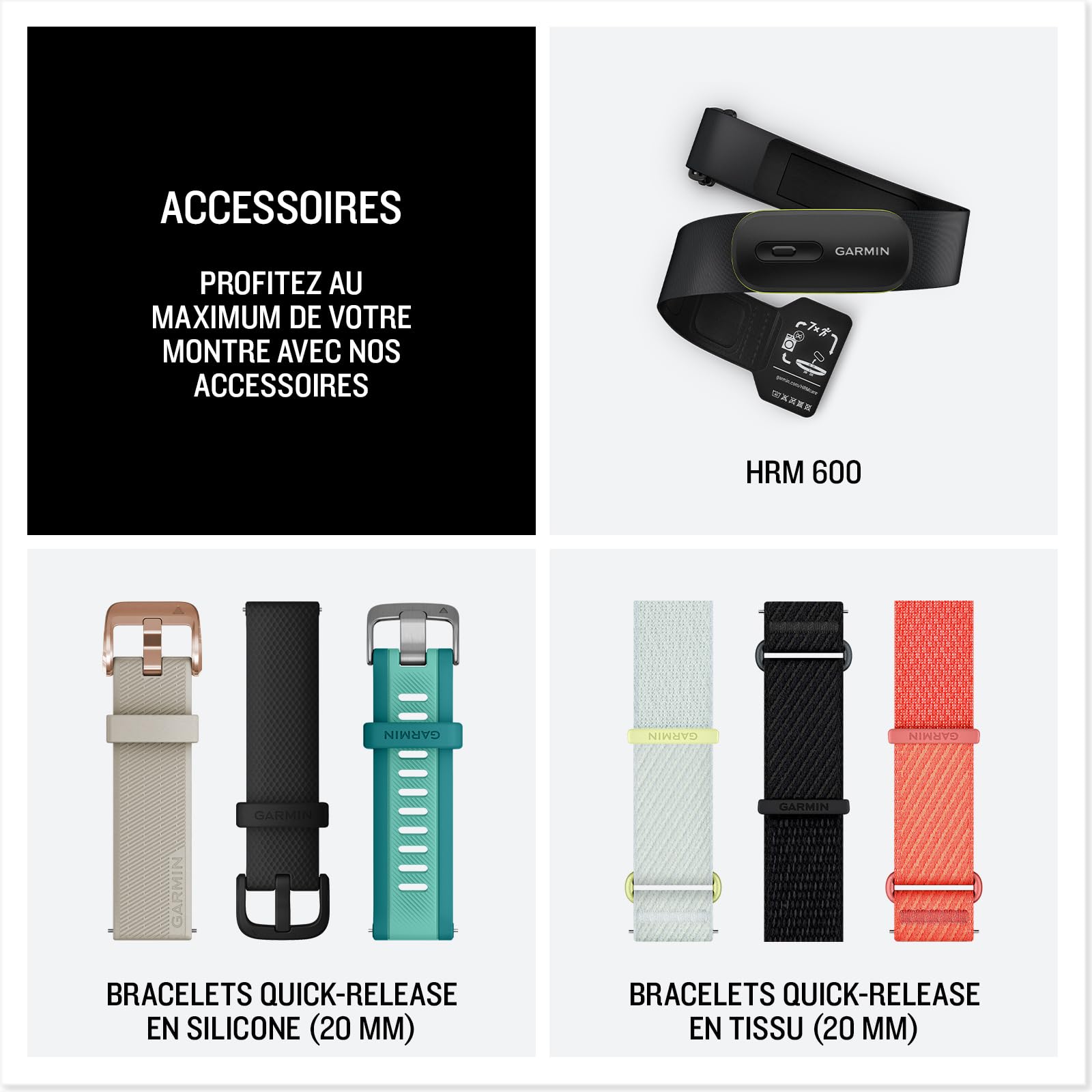 Garmin Forerunner 170 - Montres connectées GPS de Running faciles à Utiliser - Noir - Boîtier 43 mm