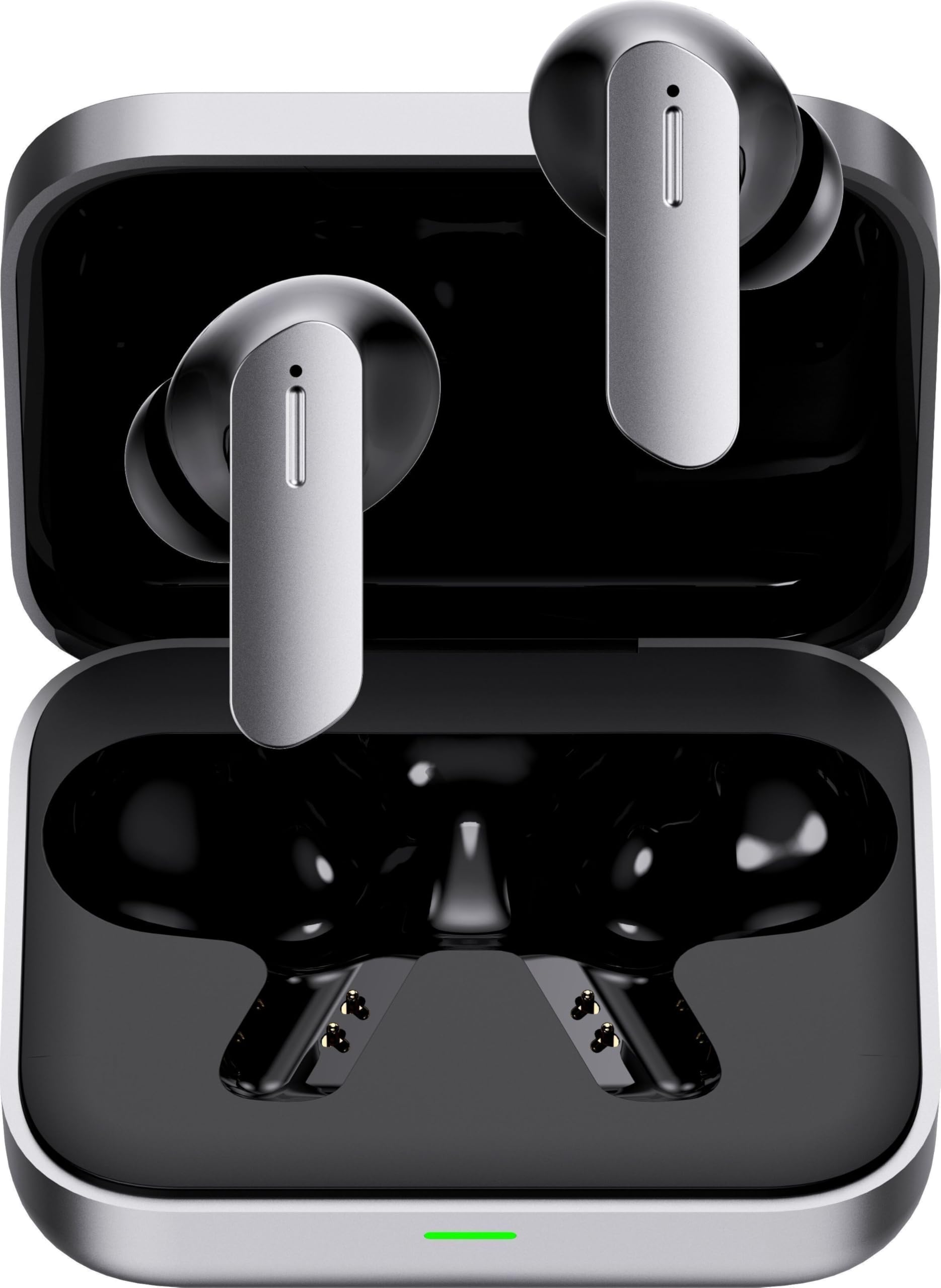 Prime Wireless Earbuds with 50H Playback | 12mm Dynamic Drivers & Dual Mic AI ENC Bluetooth Headset | Touch Control TWS Earbuds for Calling, Music, Gaming & Workout (Silver)-image-28