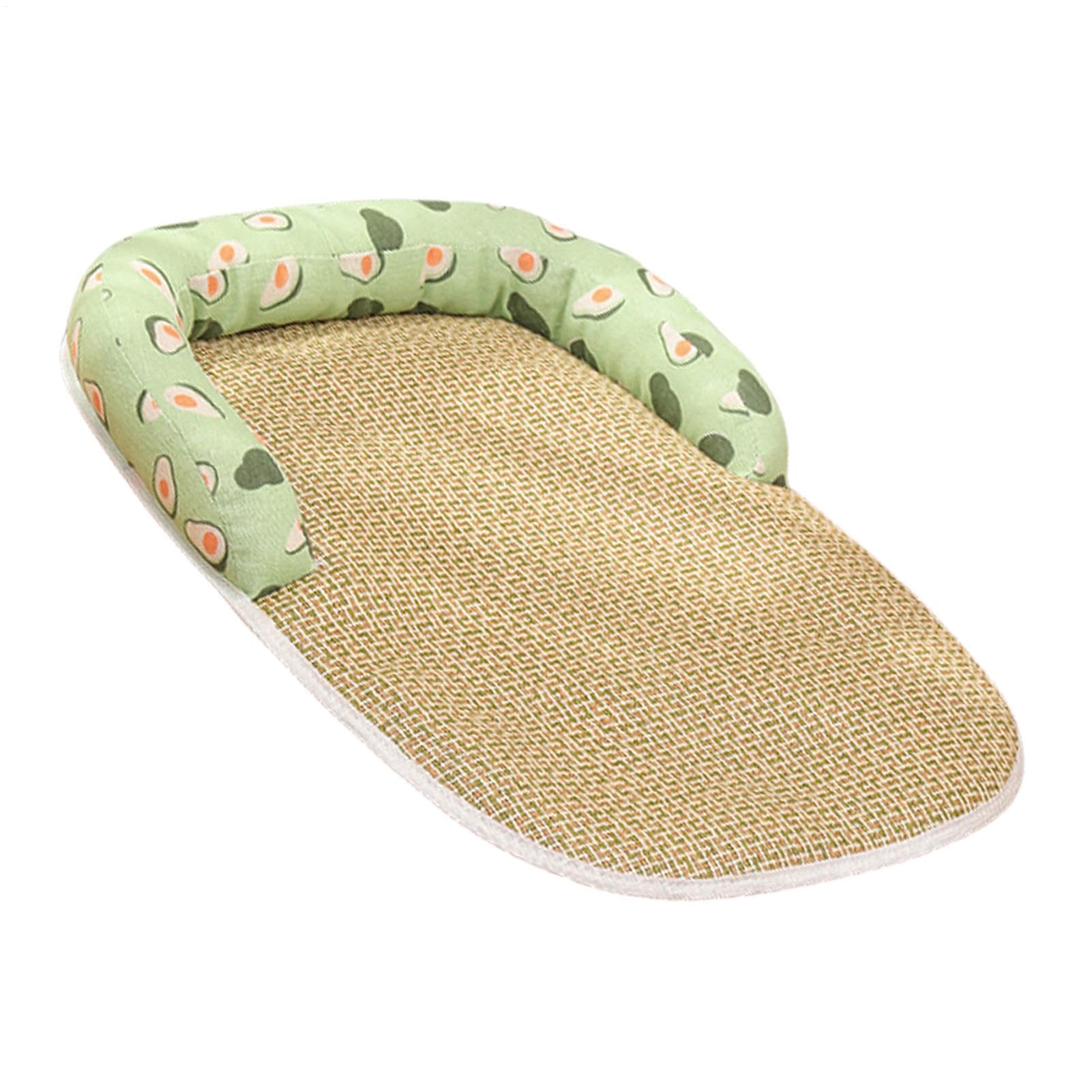 Tappetino rinfrescante per cani - Coperta rinfrescante estiva per animali domestici | Coperta rinfrescante per cani da interno, materassino in vimini finto rattan per cani e gatti di taglia piccola e