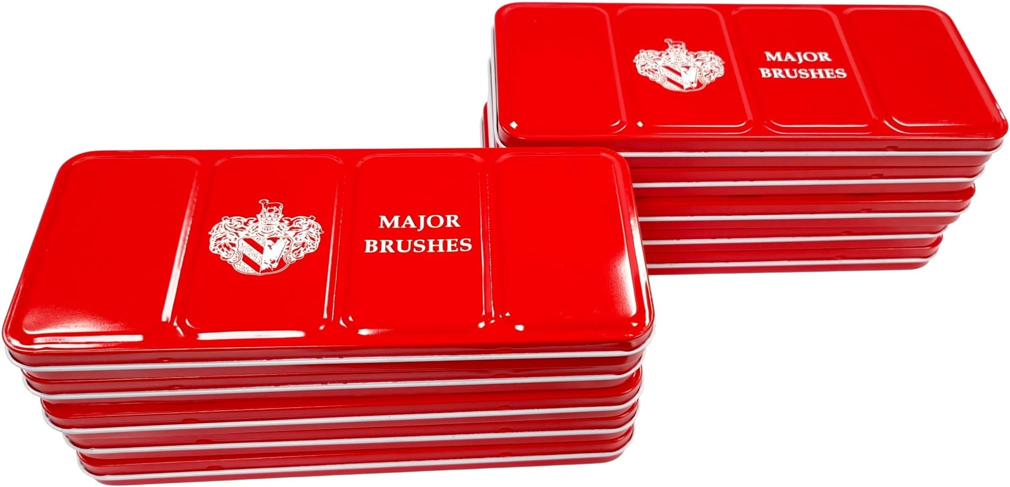 Major Brushes Watercolour Block Tin Set of 24 Colours - 10 Pack
