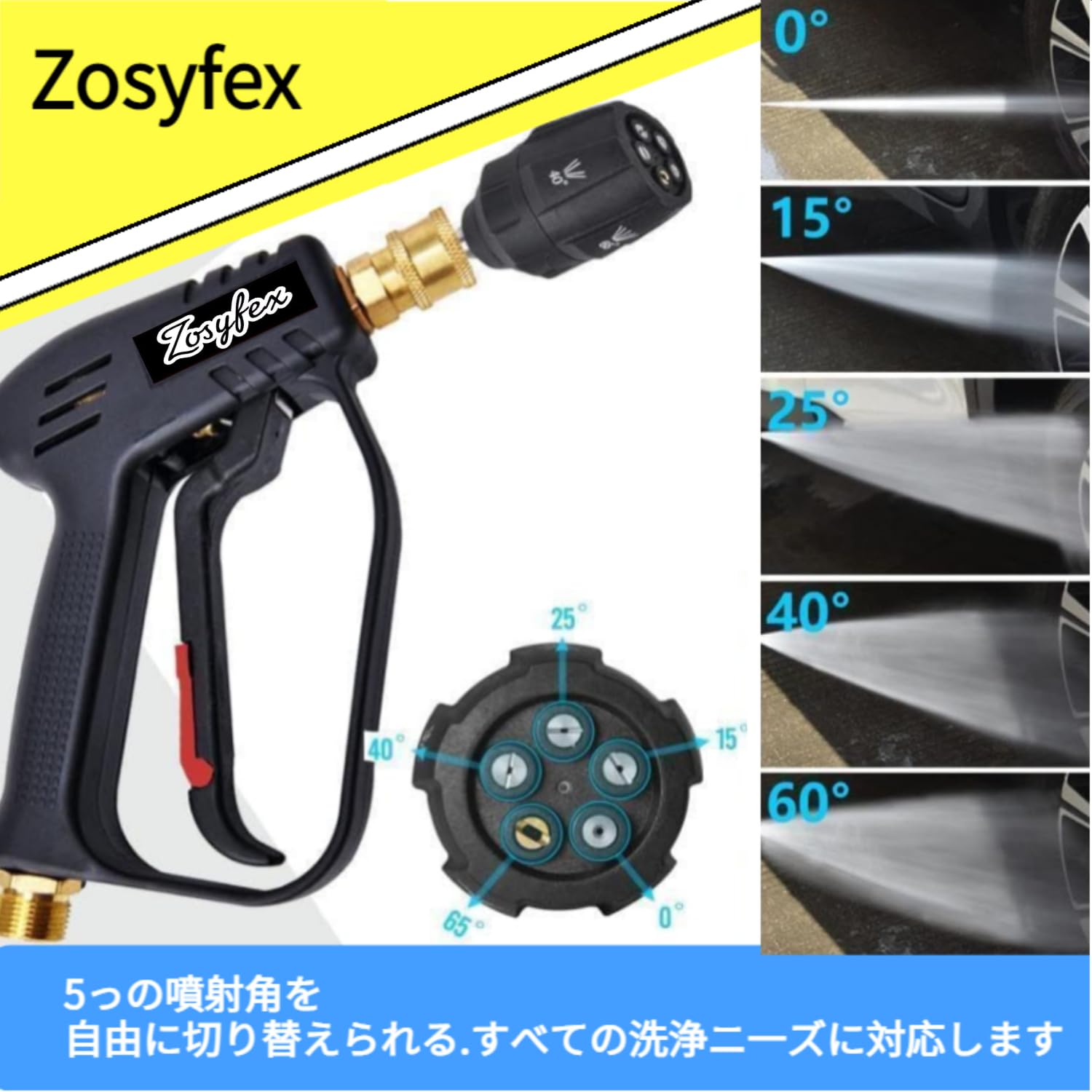 Amazon | 真鍮 ケルヒャーショートガン 高圧洗浄ショートガン ショート