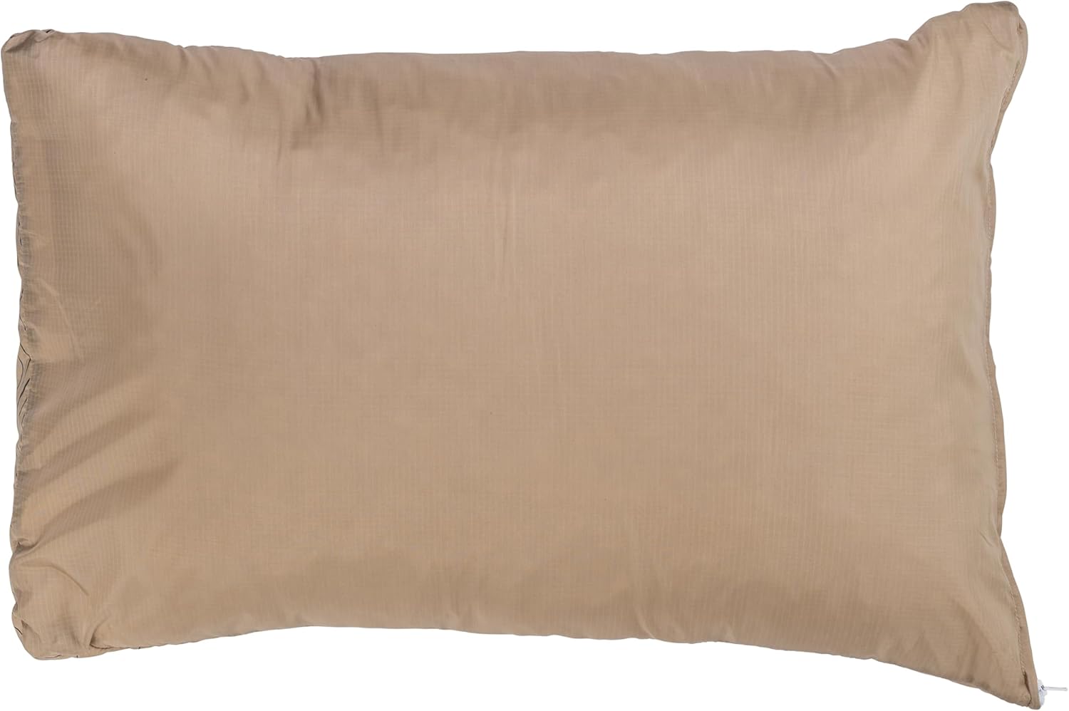 KLYMIT Drift Camping Pillow | Lightweight, Travel Head Rest for Sleep Filled with Shredded Memory Foam, Reversible Outer Cover for Extended Use, Regular Size — Tan - Image 4