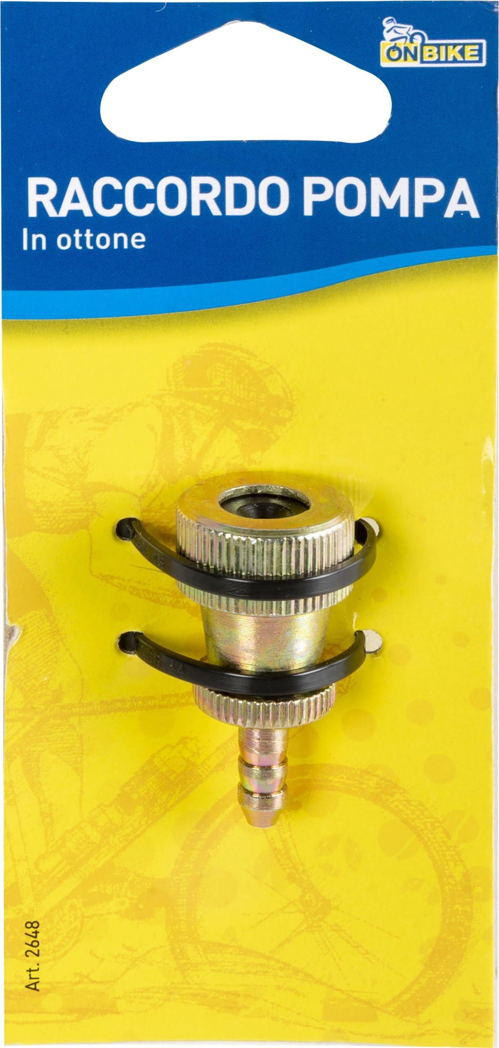 Raccordo Pompa Bici Ottone Universale Compatibile Valvola Italiana Francese Tenuta Ermetica Ricambio Gonfiaggio