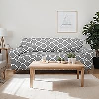 Vista 5 de Peryiter Juego de 3 Fundas para Sofá para Sala de Estar Fundas para Muebles de Sofá y Sillones Funda para Sillón con Brazos, Protector de Muebles