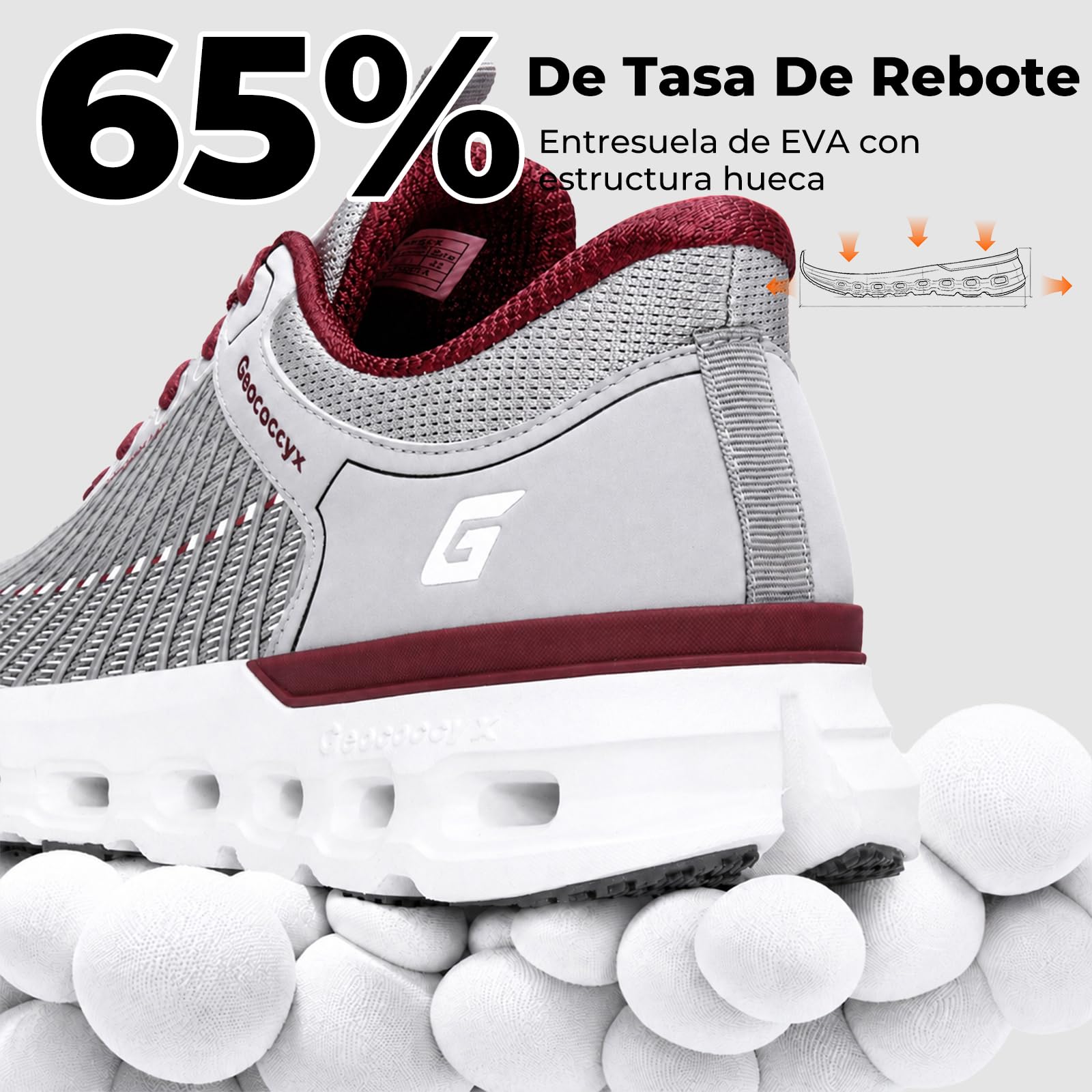 Zapatillas Anchas Hombre Zapatos Deportivos | Casual Zapatillas, Caminar Sneakers, Transpirables, Antideslizante, Amortiguación, Ligeras cómodas, para Correr, Uso Diario
