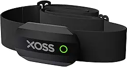 XOSS – Pulseira de peito com monitor de frequência cardíaca, Bluetooth 4.0, frequência cardíaca sem fio, com alça no peito, acessórios saudáveis, Black Bluetooth&ant+