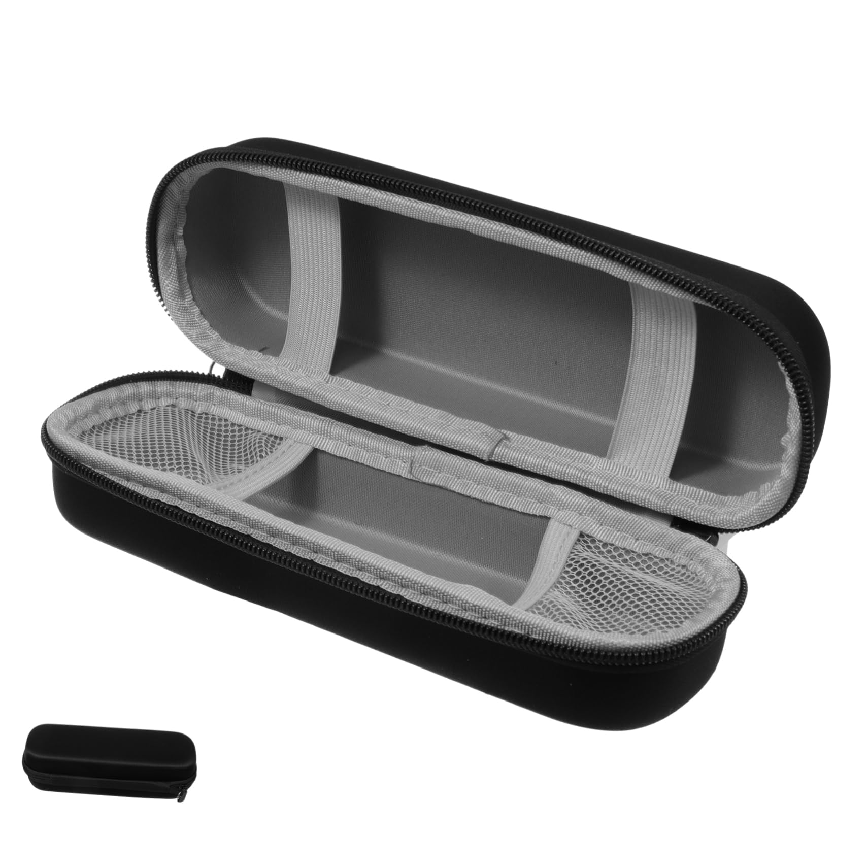 BESTYASH 5 Piezas Porta cepillos de portavoz de Poseedor Bolsa de Viaje para cepillos de Funda Protectora para Cepillo de eléctrico Eva Negro
