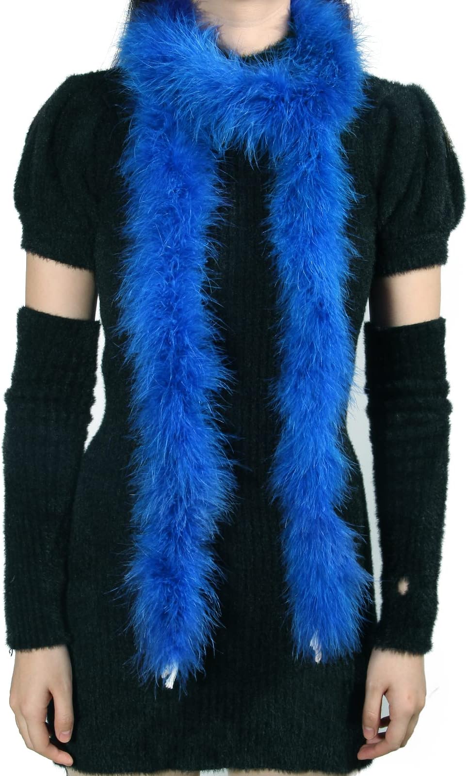Marabou Feather Boa Natural Feathers 2 Yard 22g for DIY Crafts Wedding Party Women Costume Christmas Decoration