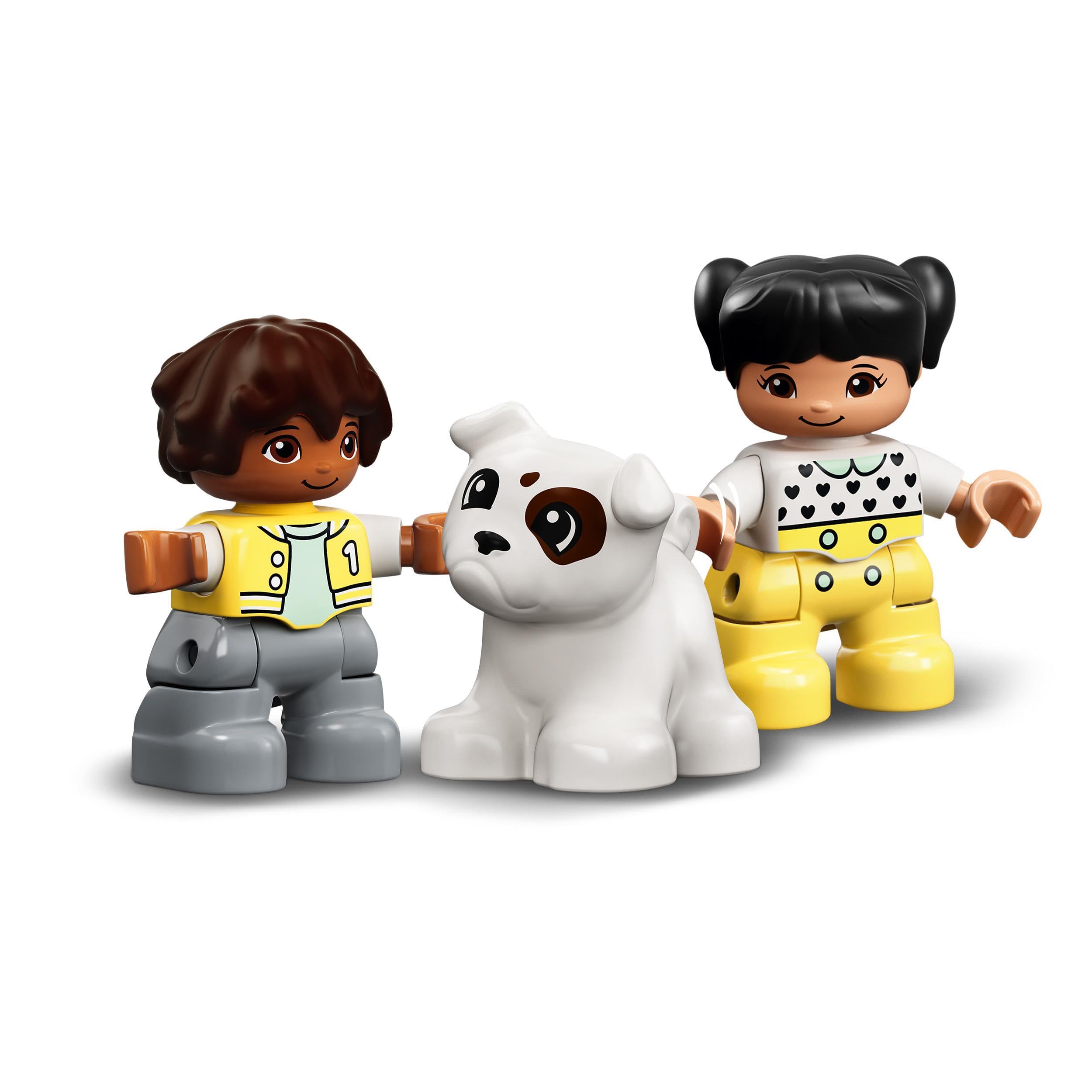 LEGO DUPLO Pierwsze klocki Pociąg z cyferkami — nauka liczenia 10954 — zabawka konstrukcyjna; wprowadzenie do liczb i liczenia dla maluchów (23 elementy)