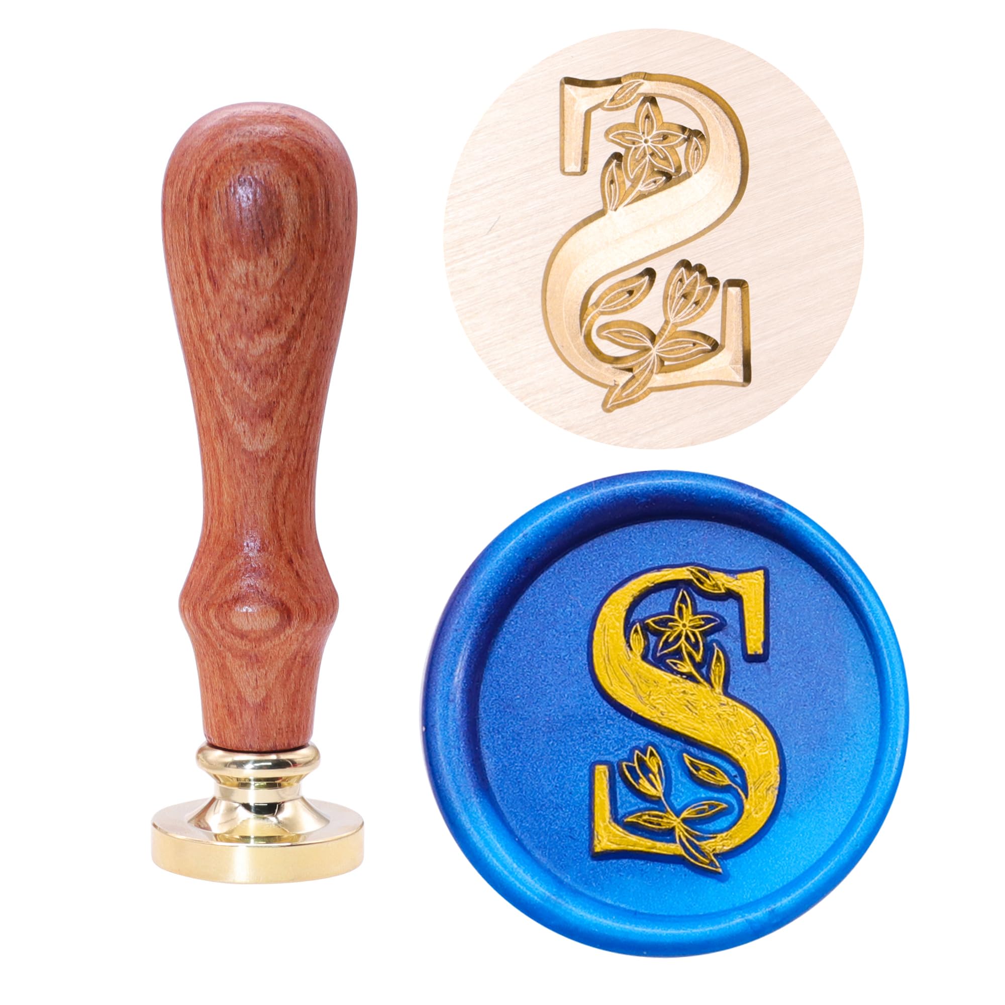 SWANGSA 3D Fleur De Lis Wax Seal Stamp With 200pcs Sealing Wax Beads