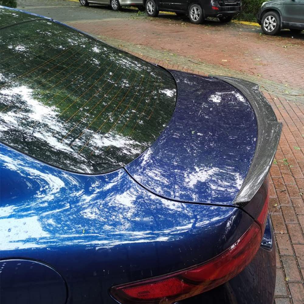 Tylny Spojler Bagażnika Samochodu Z Włókna Węglowego Deflektor Splitter Body Kit Tylna Klapa Tylna Skrzydło Dla Alfa Romeo Dla Giulia Sedan 2015-2018(A)