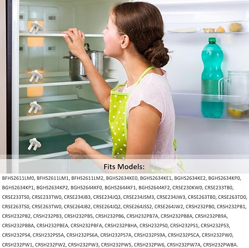 Miniatura 7 de 241993001 - Cubierta trasera para cajón de cajón para refrigerador, compatible con Frigidaire, Kenmore, Sears Refrigerador Sustituye a AP4393090