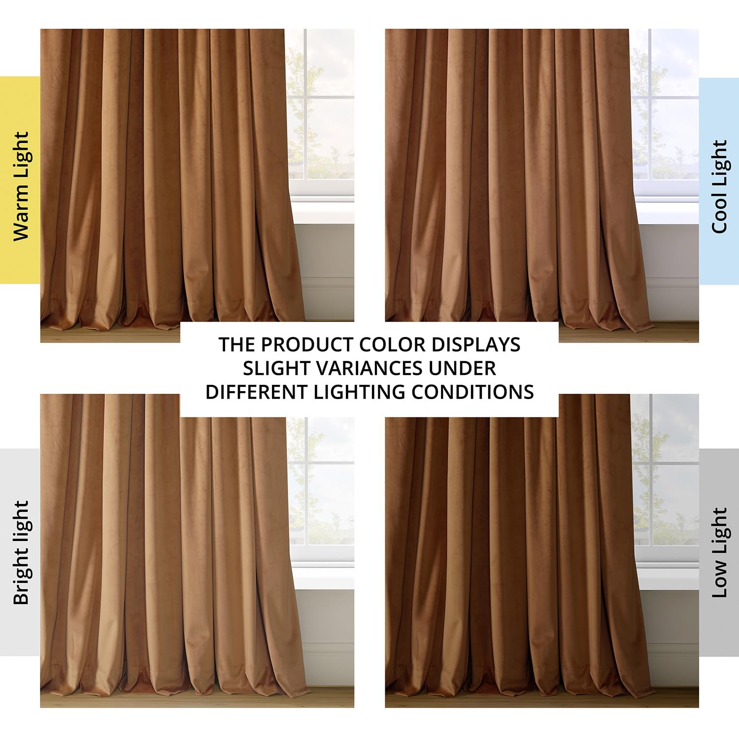 HPD Half Price Drapes Cortinas Opacas térmicas de Terciopelo para Sala de Estar de 84 Pulgadas de Largo (1 Panel), Cortinas Opacas con Aislamiento y Bolsillo para cortinero, Cortinas de Ventana de
