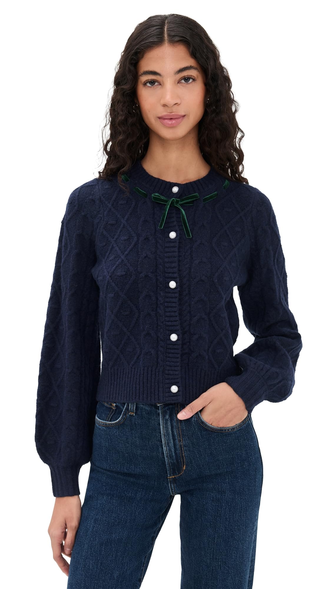 WAYF Womens Signature Cardigan