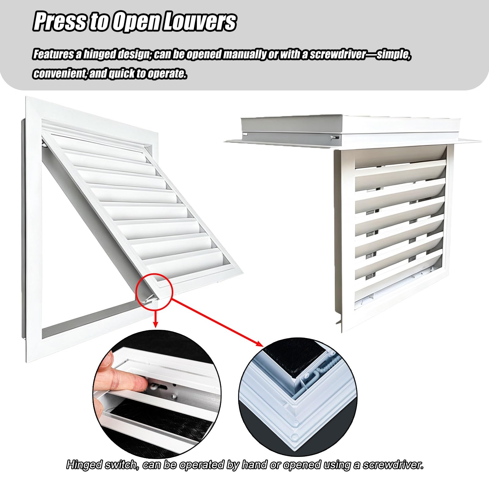Rejilla con Filtro para Retorno De Aire HVAC Personalizable | InstalacióN En Techo O Pared Lateral, Con Filtro ExtraíBle Y FáCil Mantenimiento(10x16"/25.4x40.6cm)