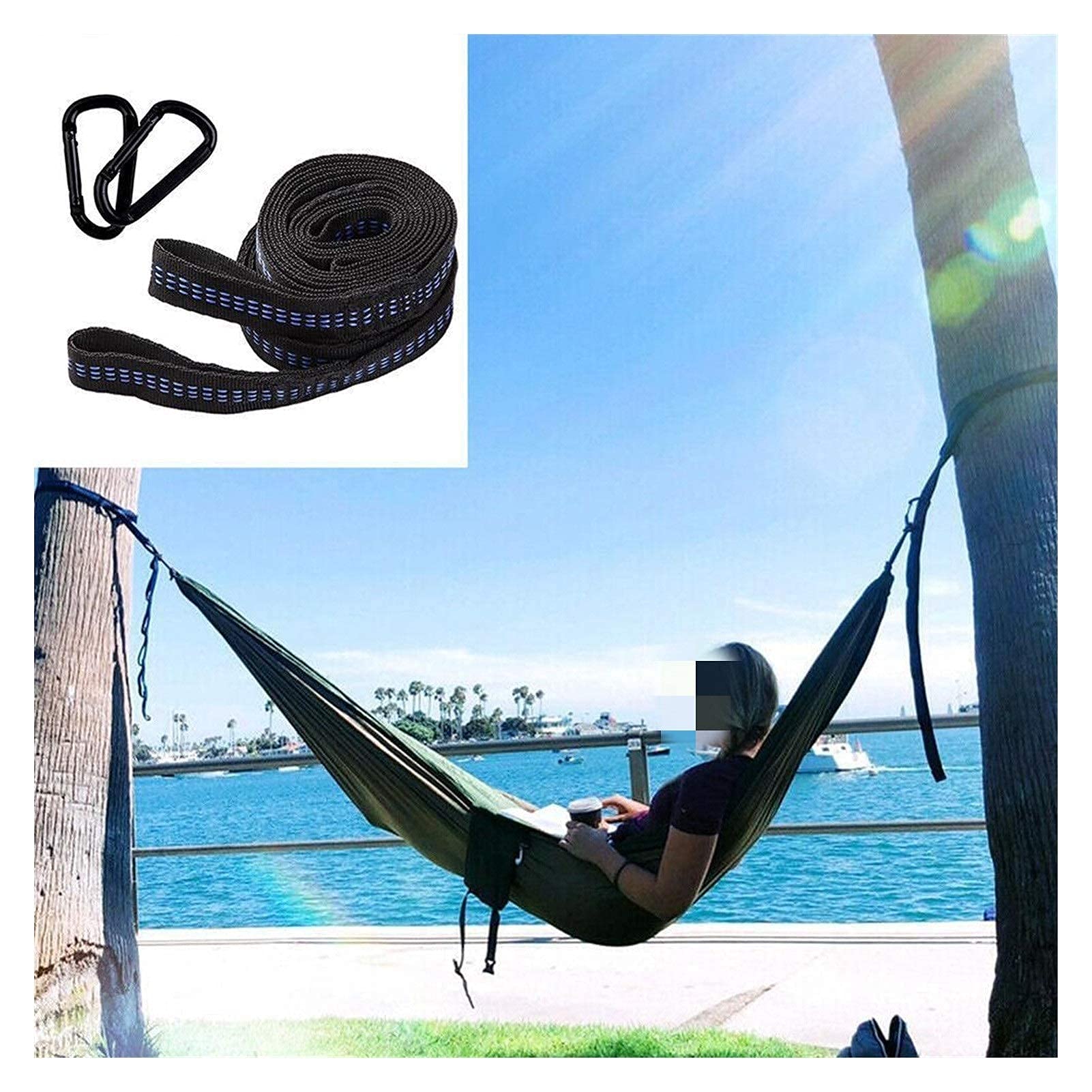 Amazon.co.jp: ハンモックストラップ、2個ハンモックストラップ200cm