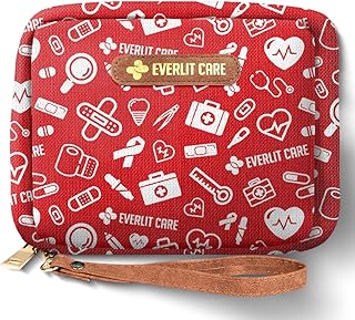 EVERLIT Care Rescue Pack | Family-Friendly First Aid Kit for Kids with 200 Pcs Medical Supplies | Travel-Friendly Compact ...