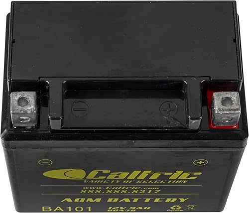 Miniatura 4 de Caltric Agm - Batería compatible con Yamaha Raptor 90 Yfm90 Yfm-90 2009 2010 2011 2012 2013