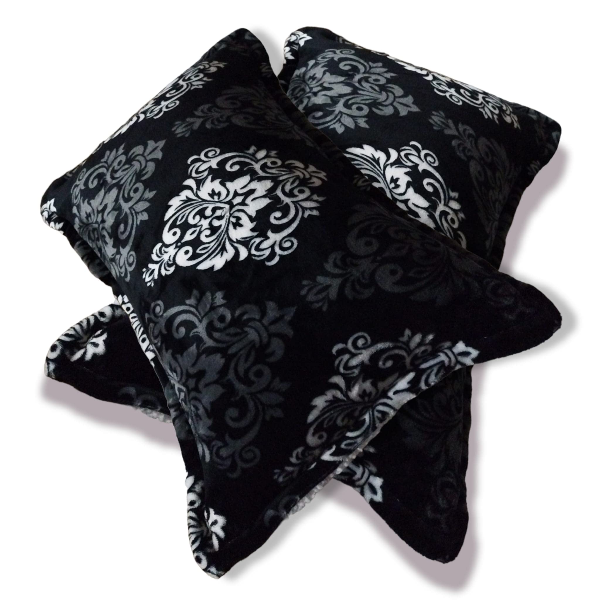 Mercatienda Edredón Nórdico Borreguillo Cama 240 x 260 cm/Sherpa y Sedalina Tacto melocotón. Edredón de Invierno vinta Negro Tacto Suave, calientito