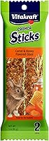 Vista 9 de Vitakraft Crunch Sticks - Golosinas de conejo - Zanahoria y miel - Palitos masticables de conejo (Wild Berry & Miel)