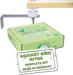 MeineHennen Piège anti-acariens original - Protection contre les acariens - Montage facile dans le poulailler - Lutte efficace contre les acariens rouges - Lot de 2 pièges à acariens