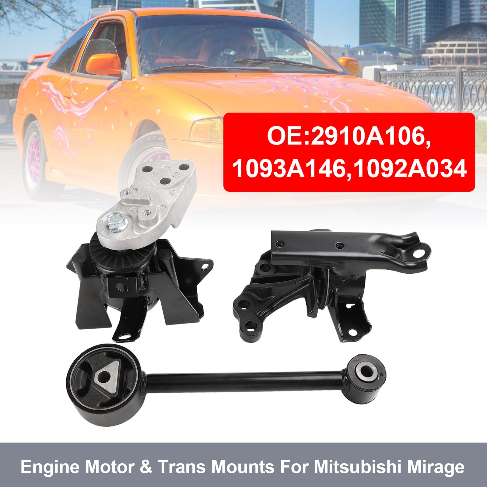 Amazon.com: VIPIH 3PCS Engine Motor & Trans Mount Set 2910A106 