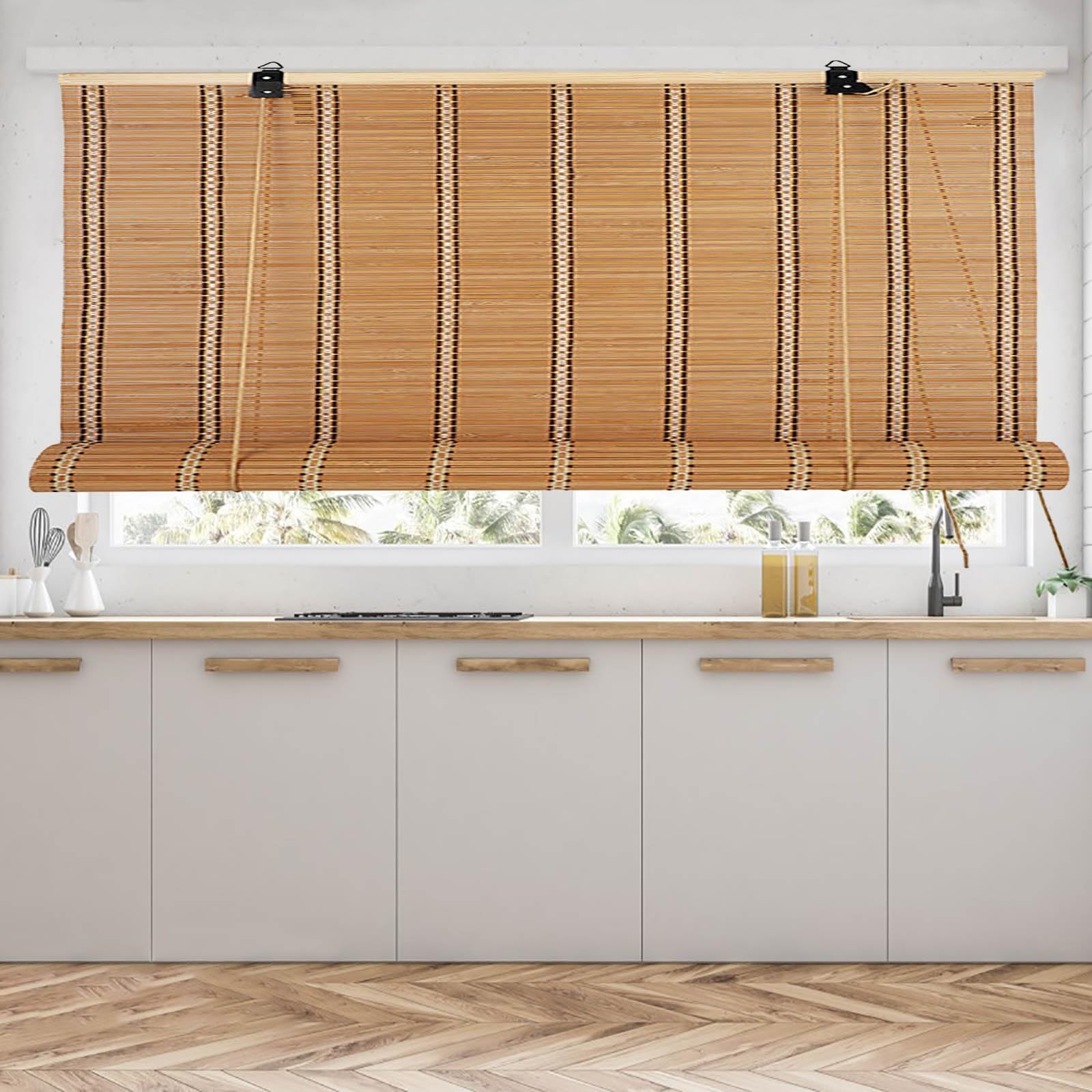 Outdoor Bamboe Rolgordijnen,Bamboe Shades Windows