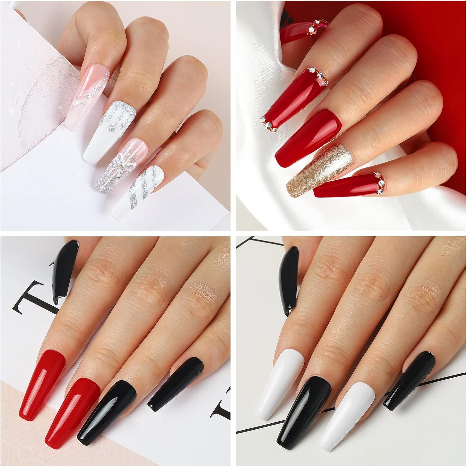 送料無料 Coscelia 全ネイルツール入り ジェルネイルセット 36wネイルライト付き 10色カラーネイルキット フランス風ネイルデザイン