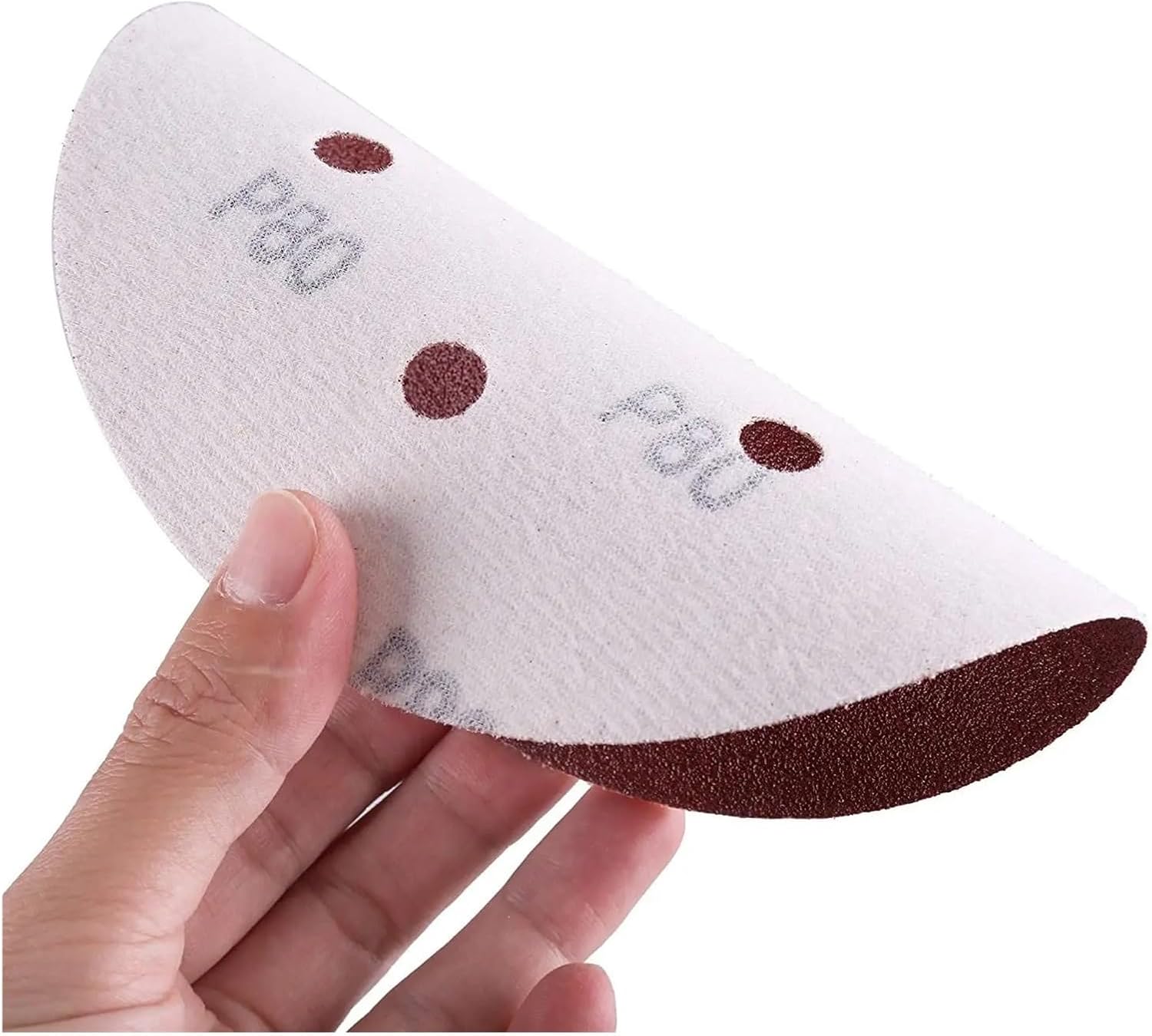 50 Pcs 6 Inch Sanding Discs 6 Hole Hook and Loop 80-2000 Grit 150mm Sandpaper for Random Orbital Sander Auto Wood Polishing