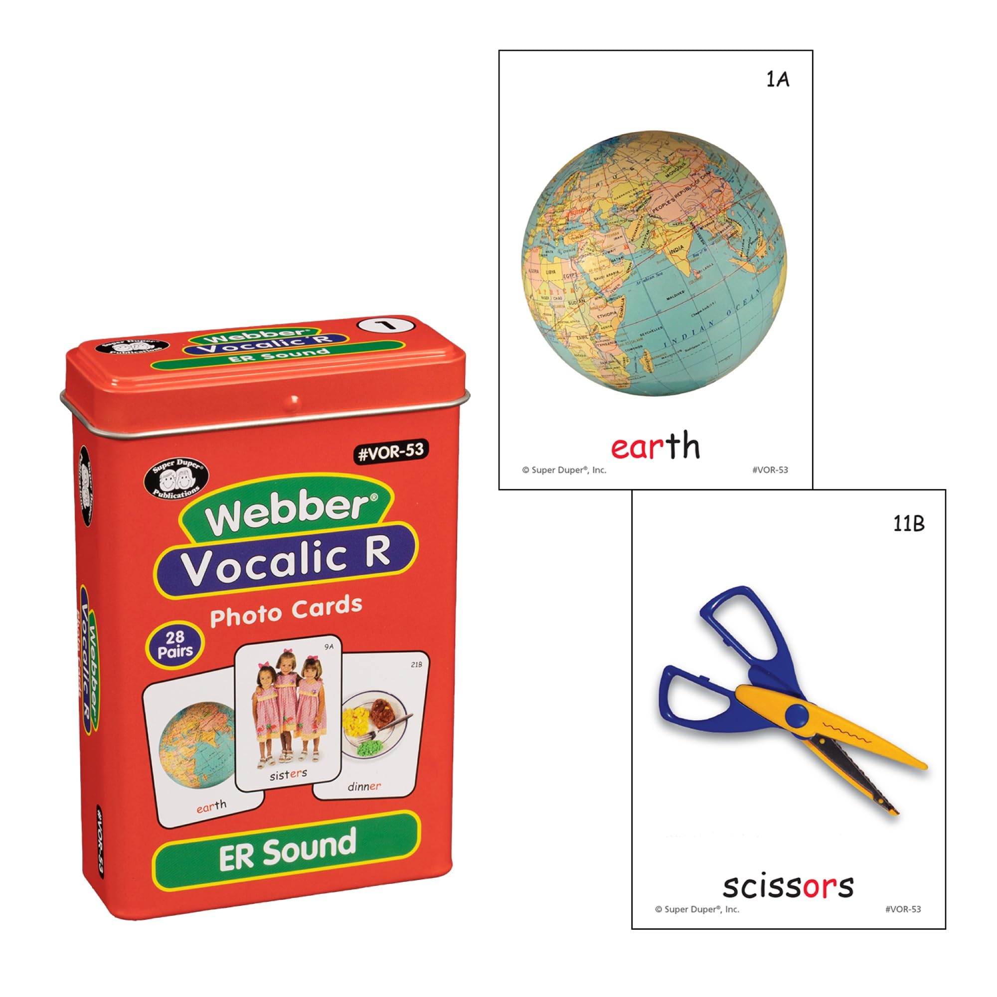 Photo Phonology Cards Super Duper Prevocalic Voicing Minimal Pair Flash ...