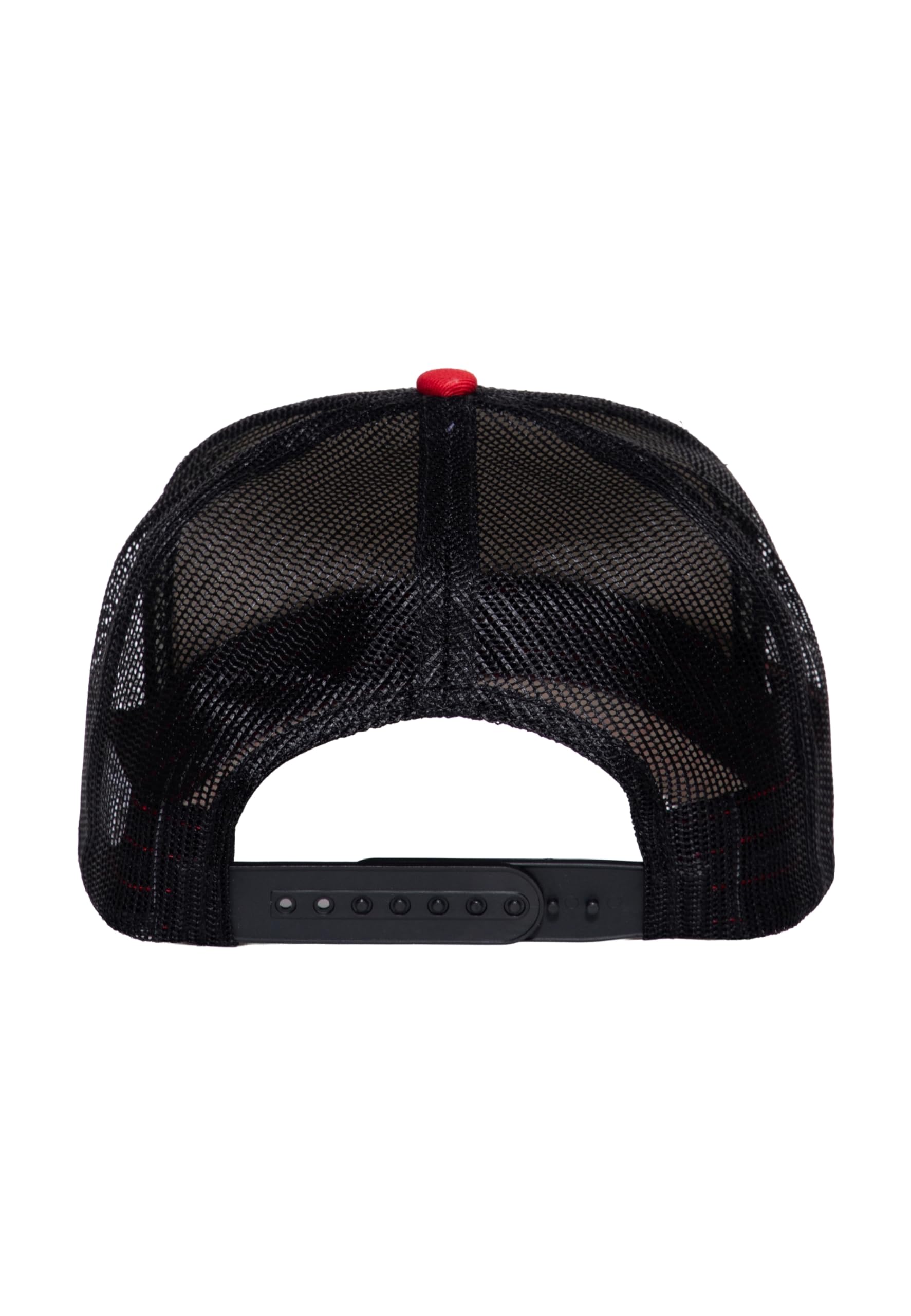 King Kerosin Męska czapka z daszkiem Trucker Mesh z naszywką · Retro czapka Snapback z wkładką z siatki, zakrzywionym daszkiem i regulowanym zapięciem · oddychająca i stylowa czapka Hard On The Woman