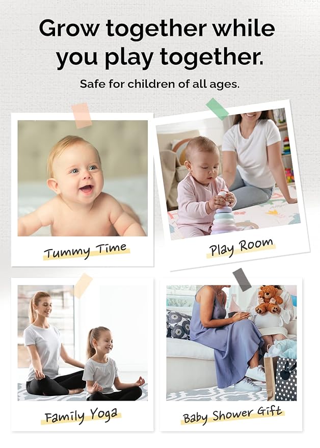 Baby Care Play Mat Grande - Azul Marroquí - 210 x 140 cm miniatura 6