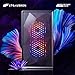 STGAubron Prebuilt Gaming PC Desktop, Radeon RX 550 4G GDDR5, Intel Core i5 up to 3.7GHz, 16G RAM, 512G SSD, WiFi, BT 5.0, RGB Fan x2, Windows 11 Home