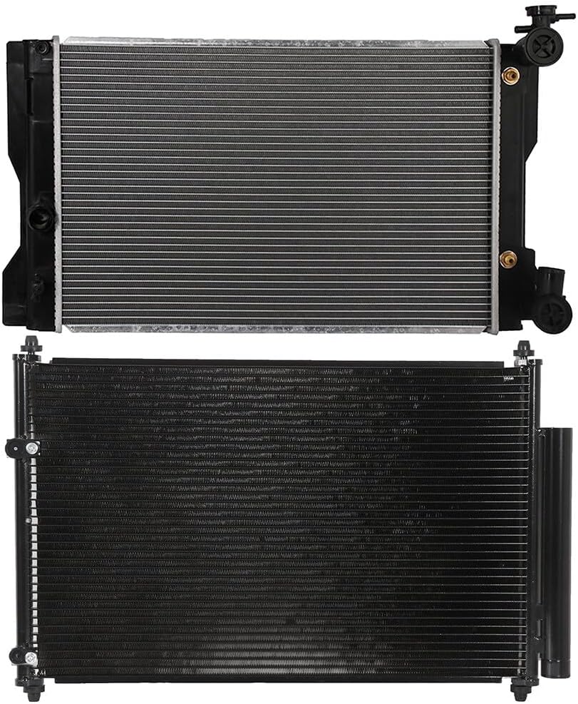 OCPTY Auto Parts Radiator Replacement for 2009-2017 for Toyota for Corolla 2009-2014 for Toyota for Matrix