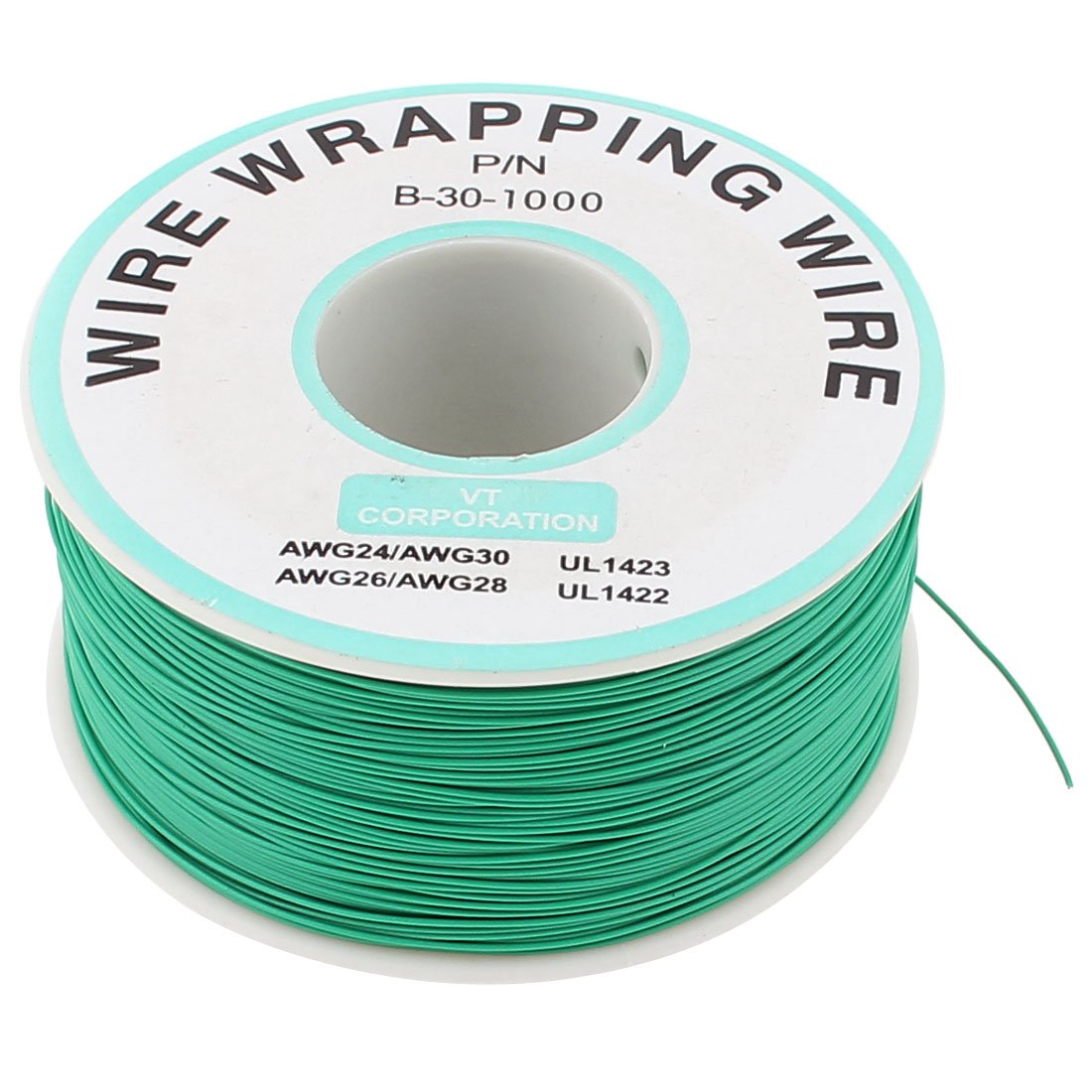IIVVERR Flexible 30AWG Breadboard Wrapping Wire Wrap Spool Reel 250M