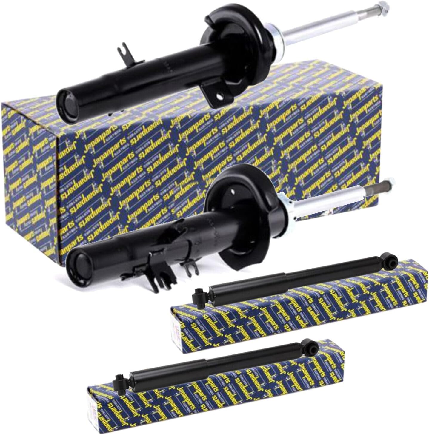 KIT 4 AMMORTIZZATORI JAPANPARTS COMPATIBILI CON FIAT PUNTO 188 ANTERIORI E POSTERIORI