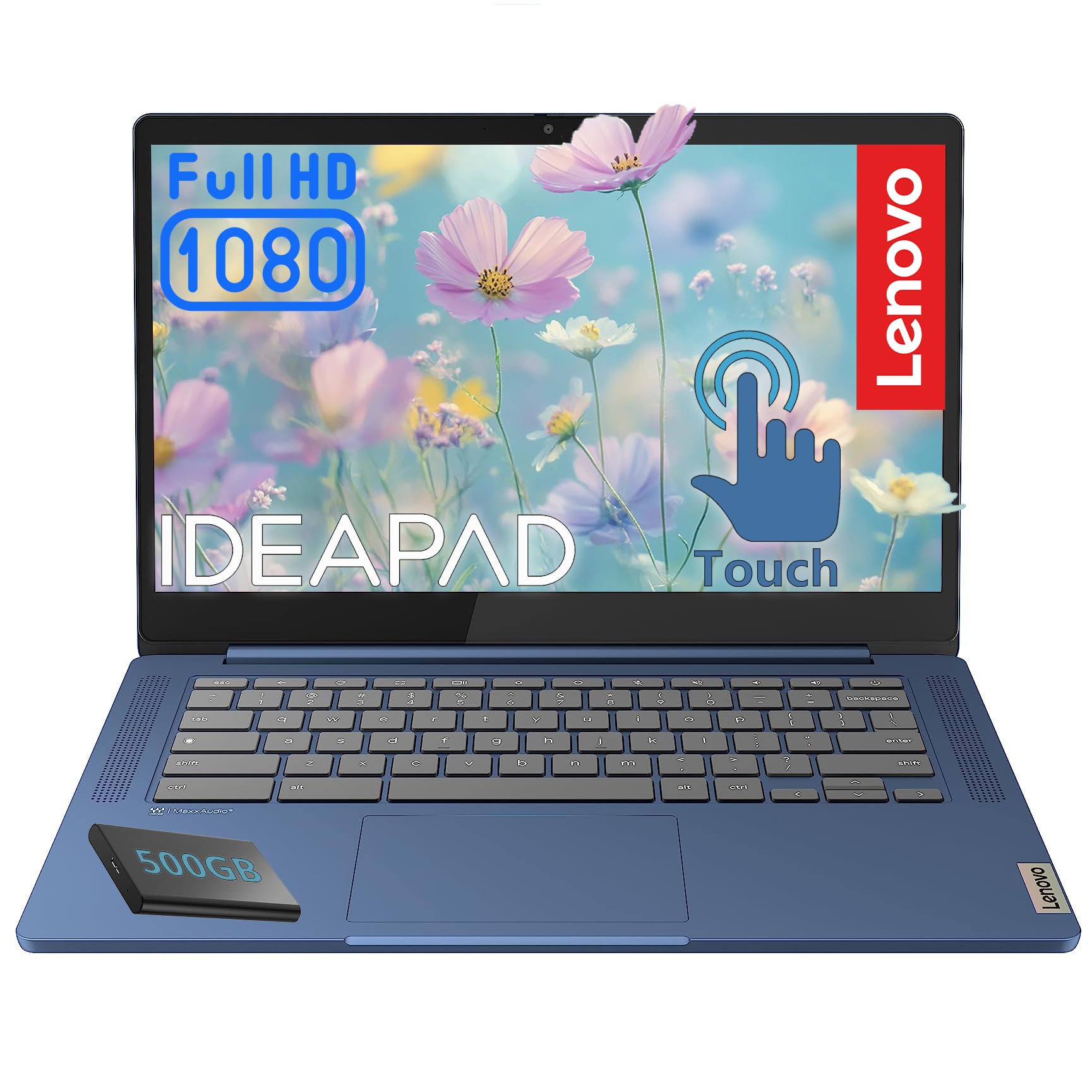 Lenovo 14" FHD Touchscreen Laptop, 2026 Edition, 8-Core Processor