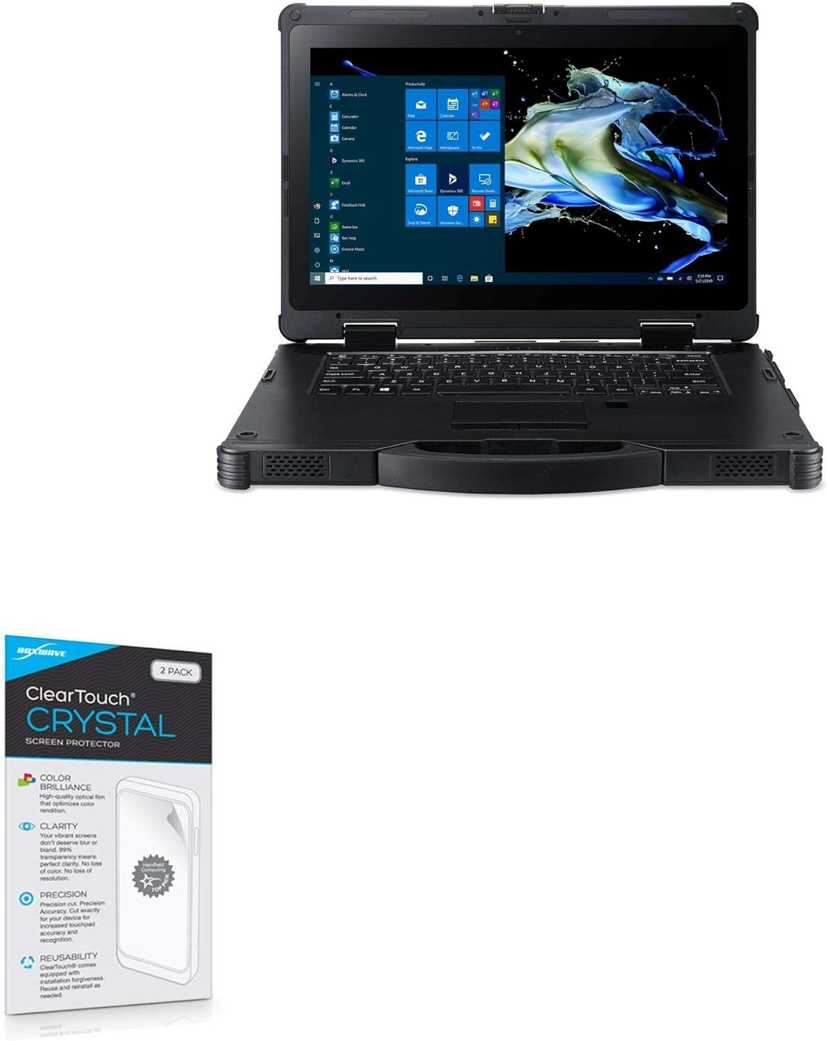 BoxWave Screen Protector Compatible with Acer Enduro - ClearTouch Crystal (2-Pack), HD Film Skin - Shields from Scratches
