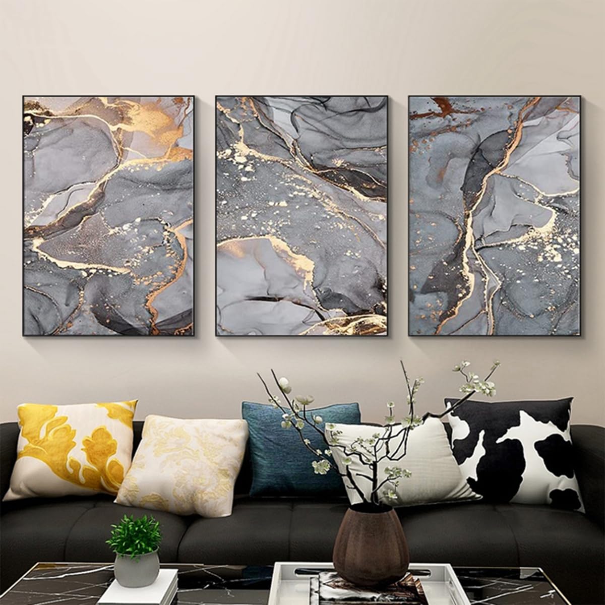 JNAOZI Islamic Pictures,Islamic Arabic Calligraphy Canvas Painting