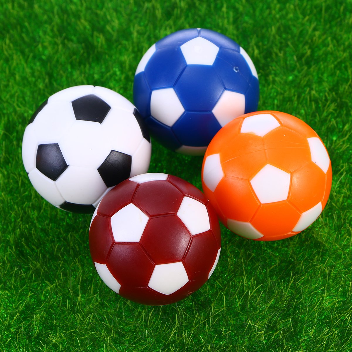 Palline Calcio Balilla DOJA Barcelona 34mm - 12 Pezzi In Resina Bianca Professionale - Foto 4