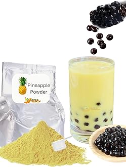 Pineapple Flavored Boba Bubble Tea Powder for Milk Tea Premium Instant Drink Mix - 2.2 LB bag for 40-45 Servings - Just Add Tapioca Pearls by BUBBLE TEA SUPPLY
