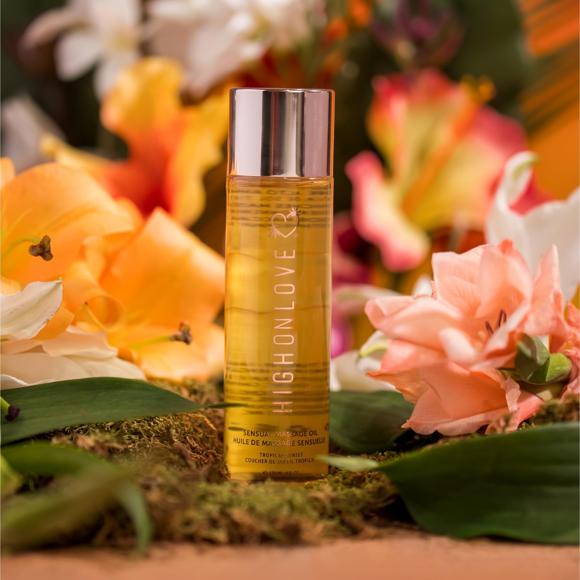 HighOnLove - Sensual Massage Oil Tropical Sunset