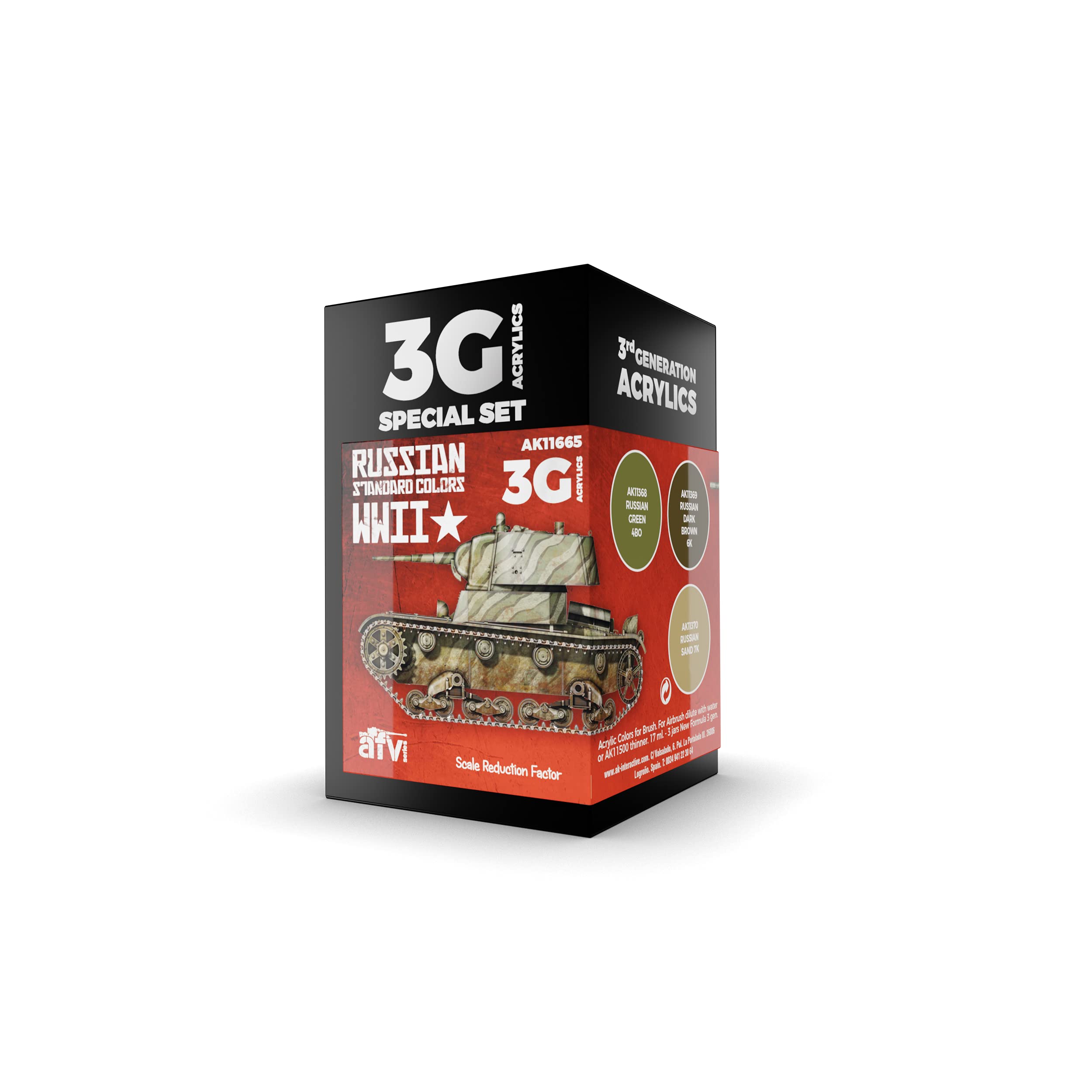 Amazon.com: AK Interactive 3G Russian Standard WWII Combo