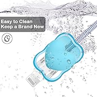 Vista 3 de Cute Waves - Protector de cable para cargador de iPhone, diseño de corazón de amor Kawaii 3D, cable de datos, cargador USB, línea de datos