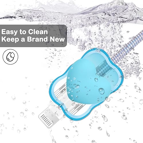 Miniatura 3 de Cute Waves - Protector de cable para cargador de iPhone, diseño de corazón de amor Kawaii 3D, cable de datos, cargador USB, línea de datos,