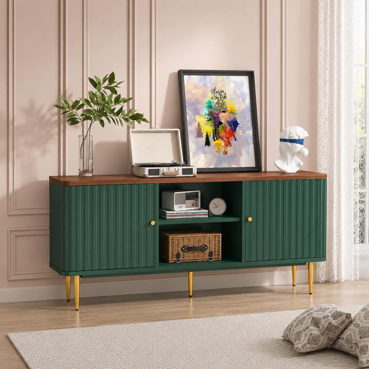 ARTPOWER 55 fluted TV stand
