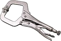 Vista 5 de HFS (R) 6 alicates de bloqueo con abrazadera en C de 11 pulgadas, con almohadillas giratorias, mesa de alicates de bloqueo tipo C para soldadura