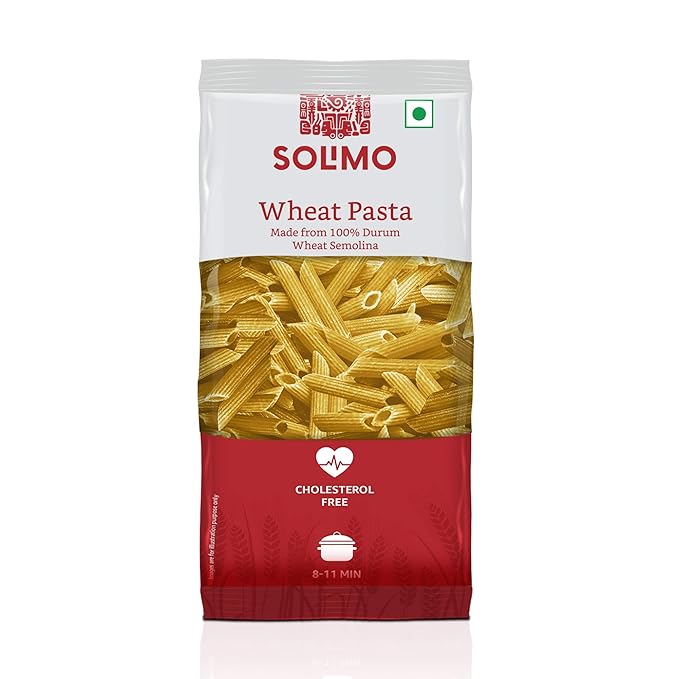 Amazon Brand - Solimo Durum Wheat Penne Pasta, 500g