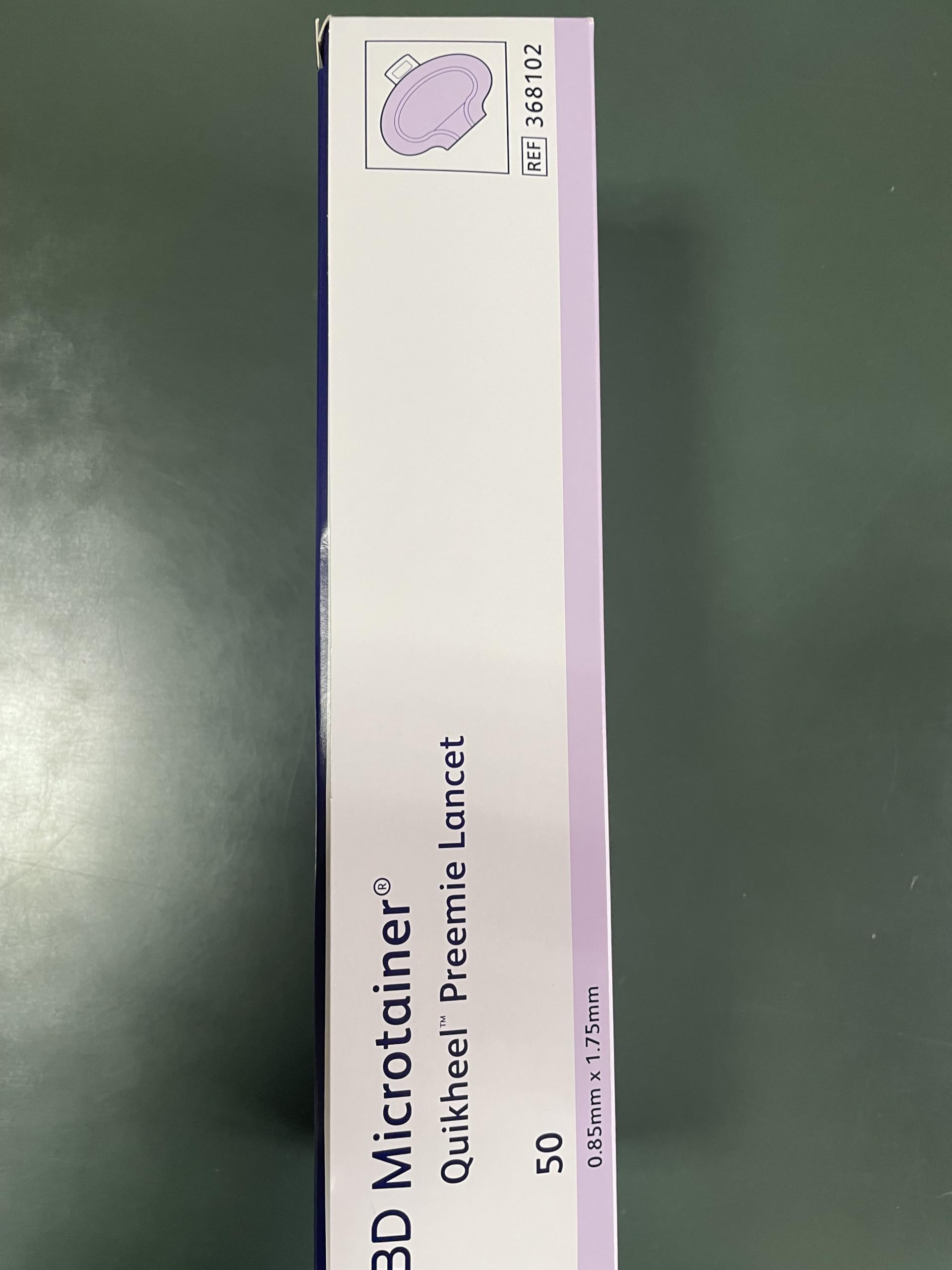Lancette pungitallone con sistema di sicurezza dedicate al prelievo capillare dal tallone profondita incisione 0.85 mm conf. 50 pezzi