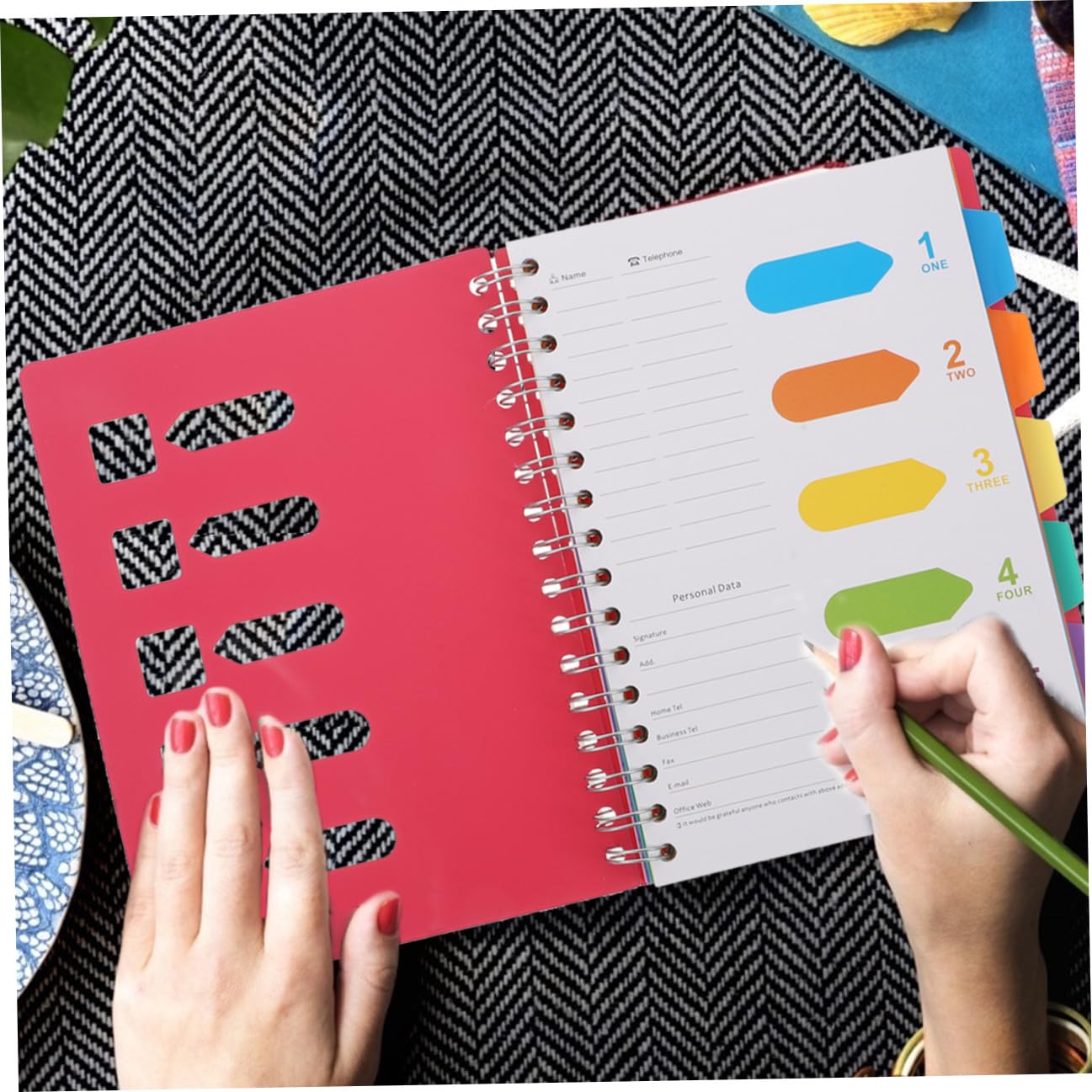 STOBOK Papierjournale A5 2 Stück mit Spiralbindung, Schreibbücher
